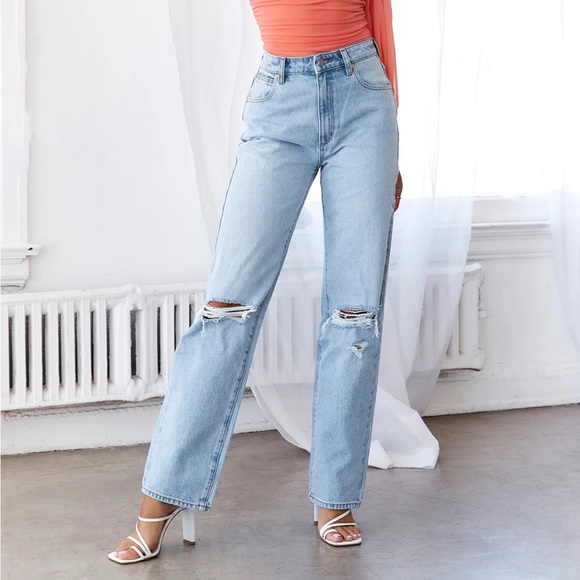 ABRAND A 94 HIGH WAISTED SLIM JEANS DEANNA ORGANIC - Picture 1 of 7